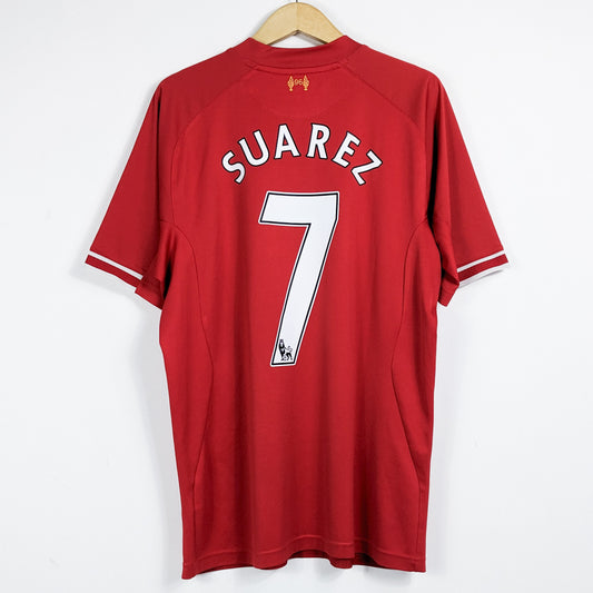 Authentic Liverpool 2013/14 Home - Suarez #7 Size XL