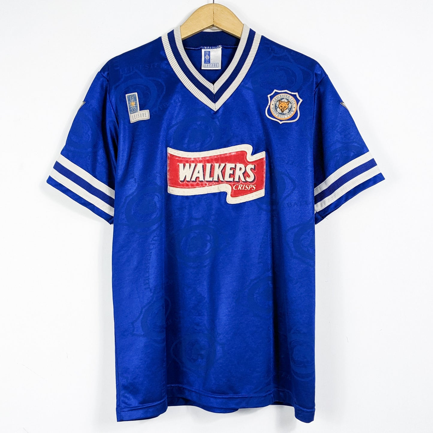 Authentic Leicester City 1997 Home - Heskey #11 Size L