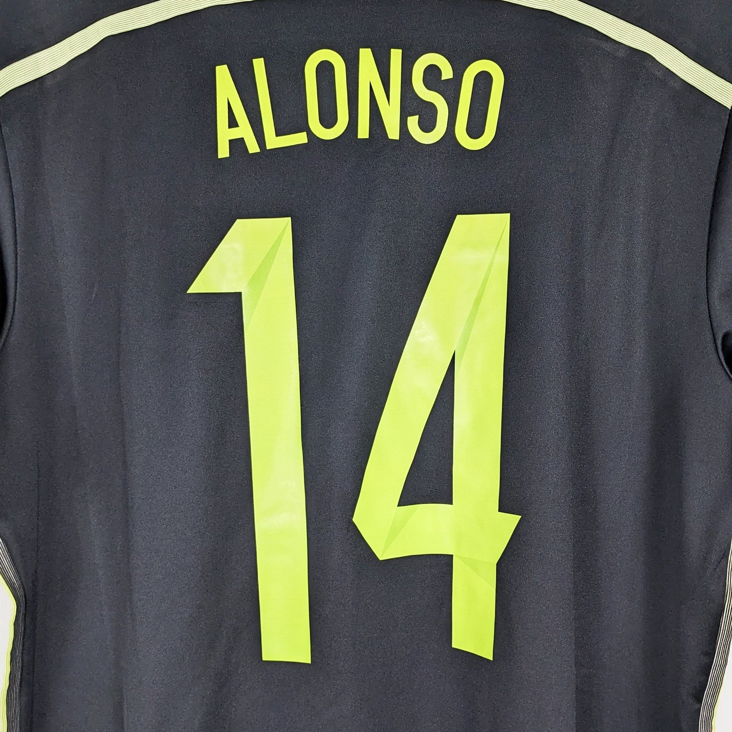 Authentic Spain 2014 Away - Alonso #14  Size L (World Cup)