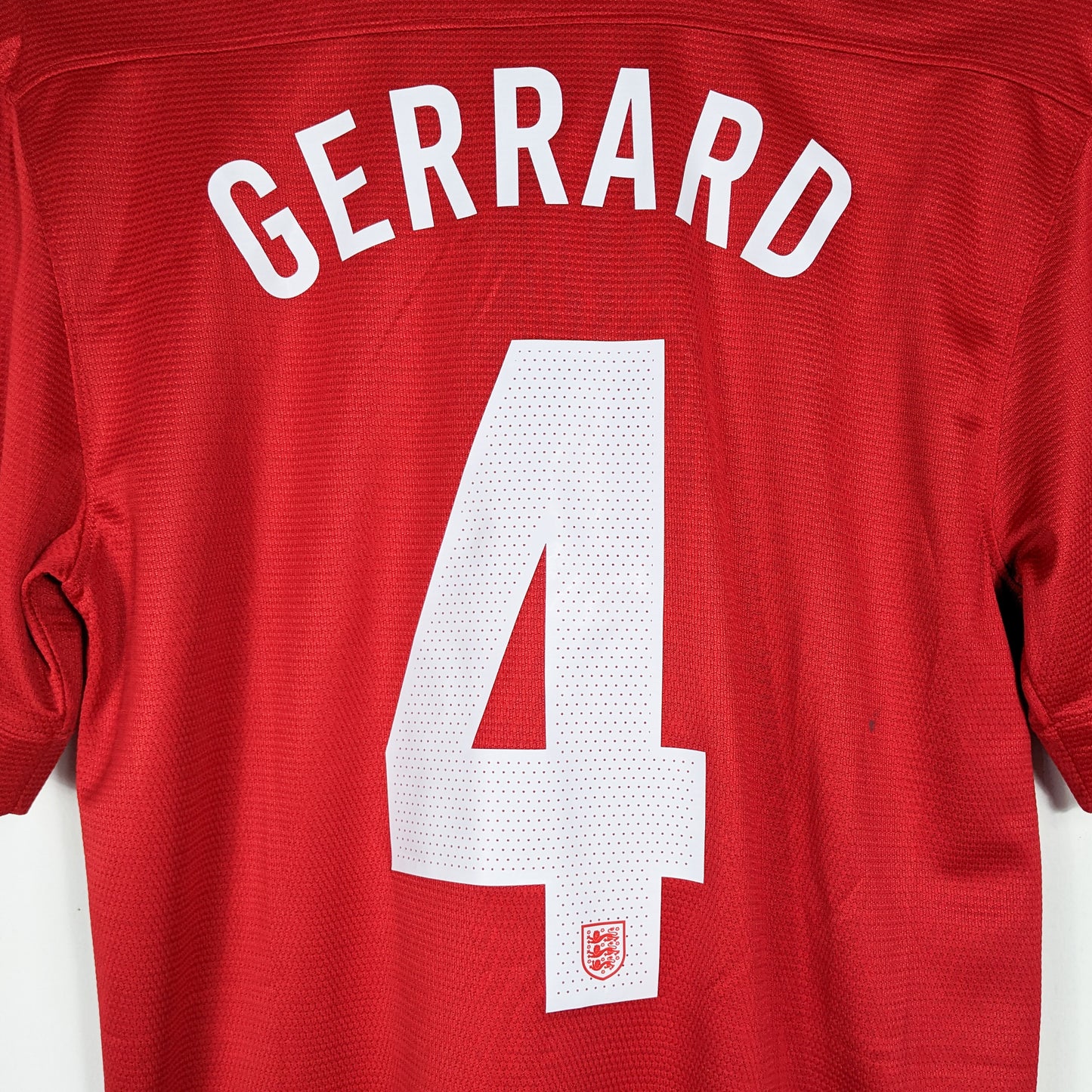 Authentic England 2013/14 Away - Gerrard #4  Size S