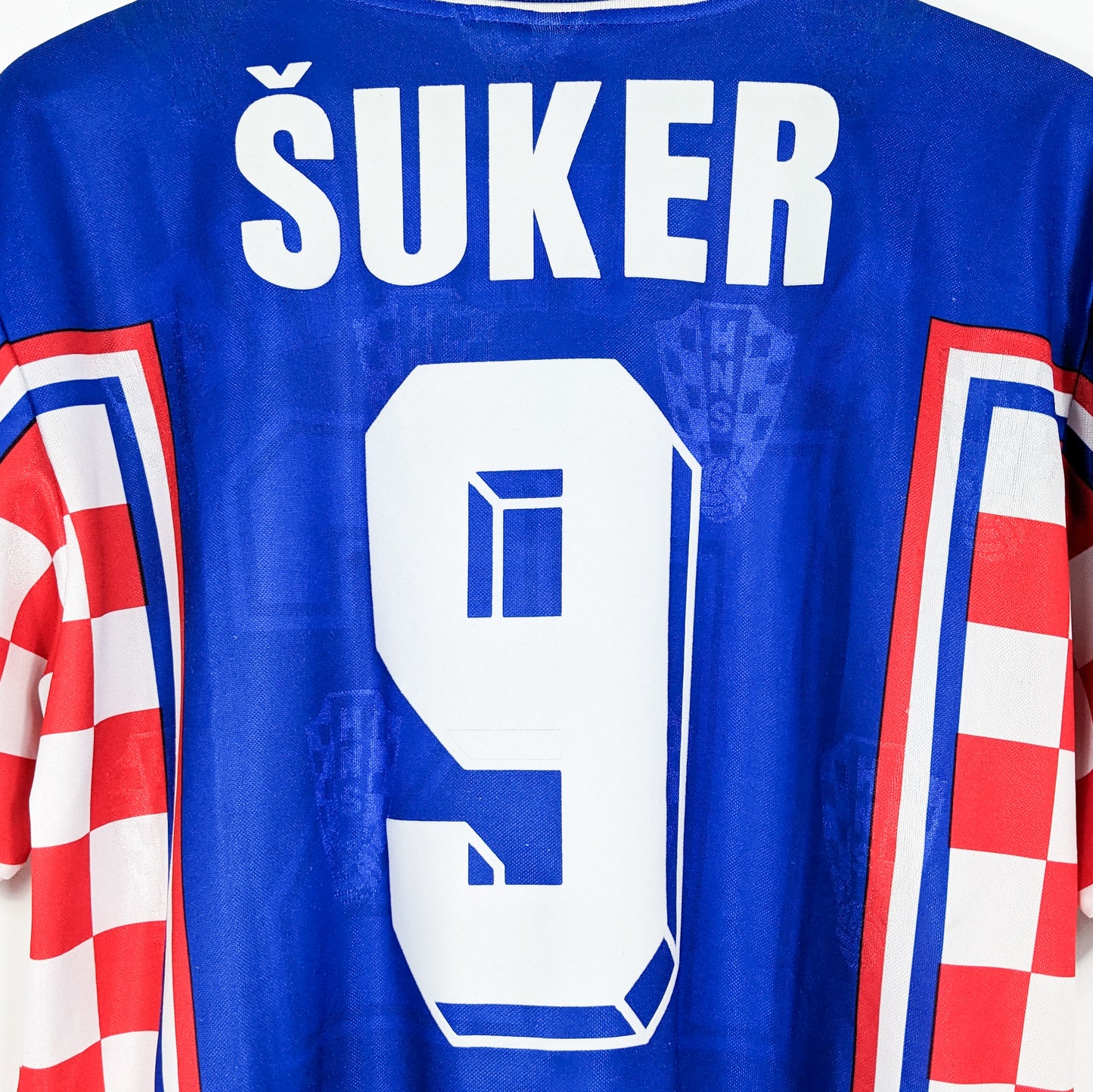 Authentic Croatia 1998 Away - Suker #9 Size L