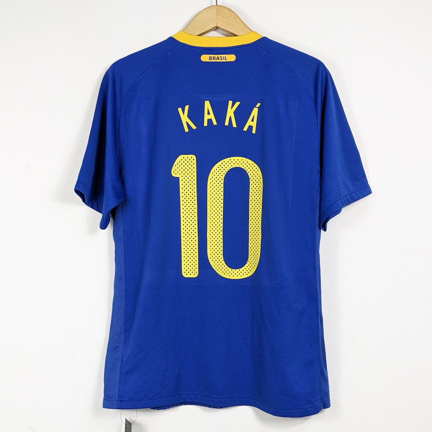 Authentic Brazil 2010 Away - Kaka #10 Size L