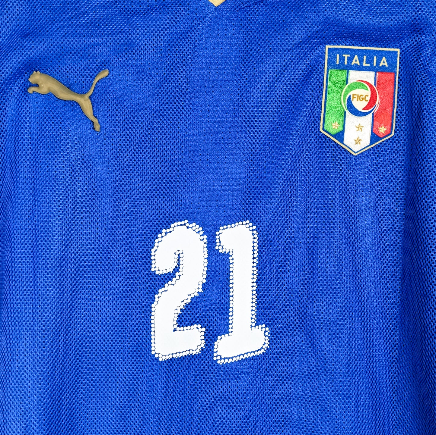 Authentic Italy 2008 Home - Pirlo #21 Size L