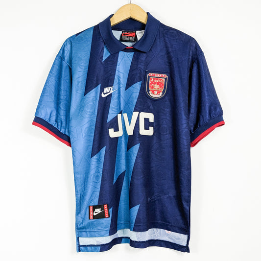 Authentic Arsenal 1995/96 Away - Wright #8 Size M