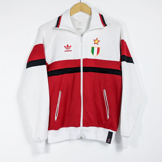 Authentic AC Milan Adidas Track Jacket Retro 1990/92 - Size M (Repro)