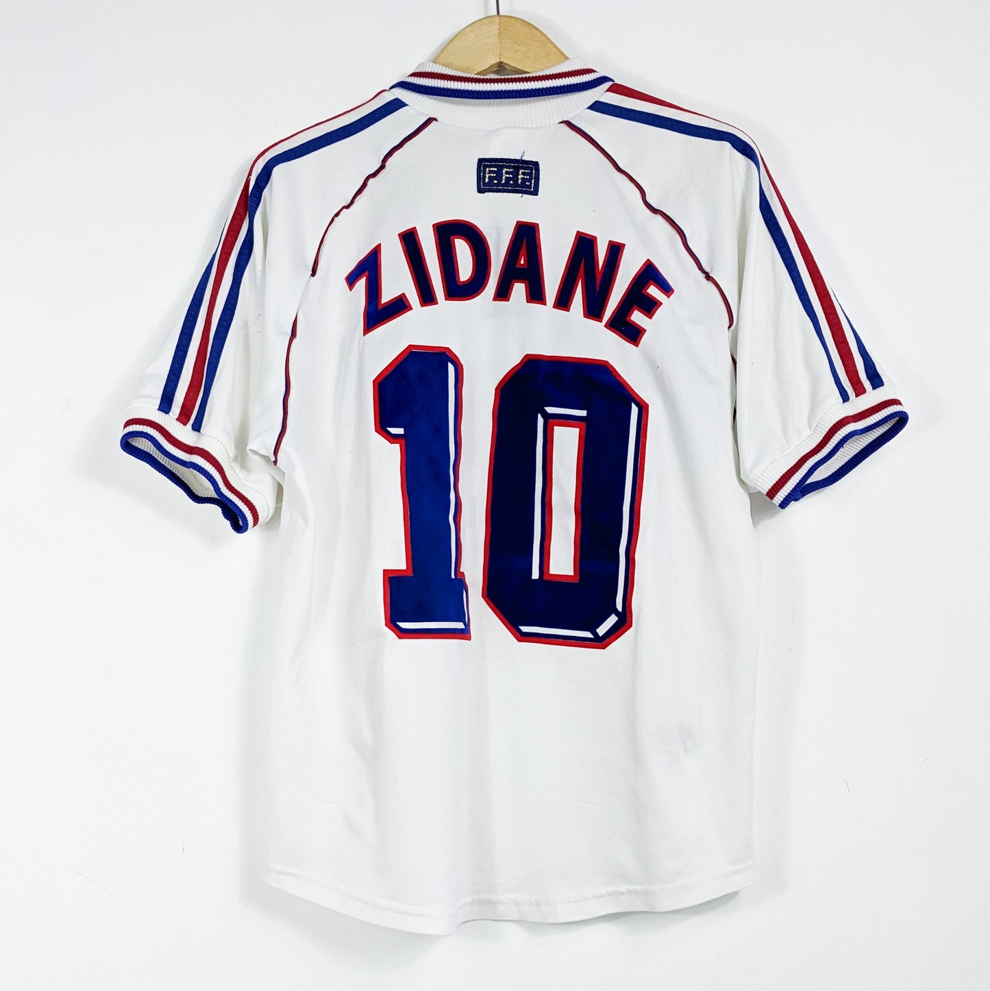 Authentic France 1998 Away - Zidane #10 Size M (No Star)