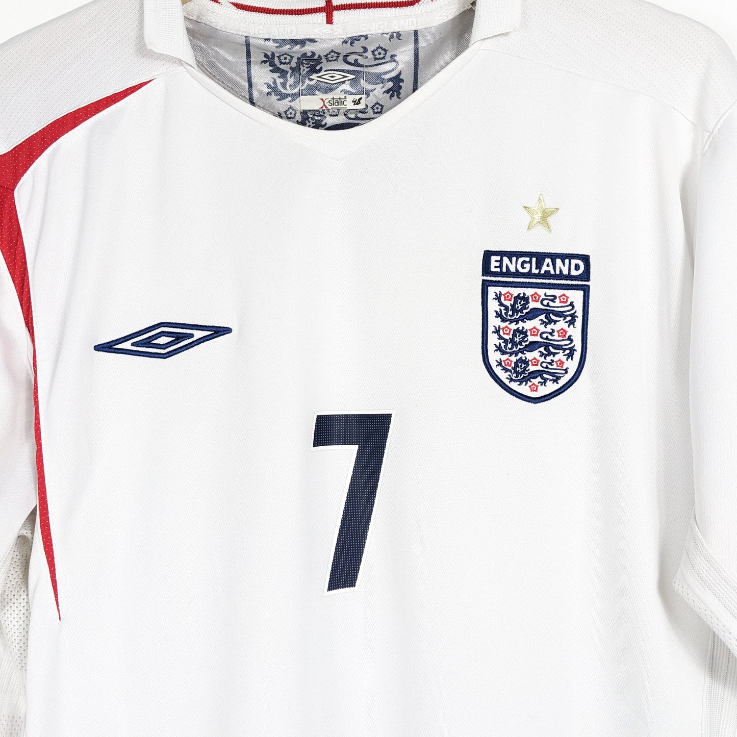 Authentic England 2006 Home - Beckham #7 Size XL