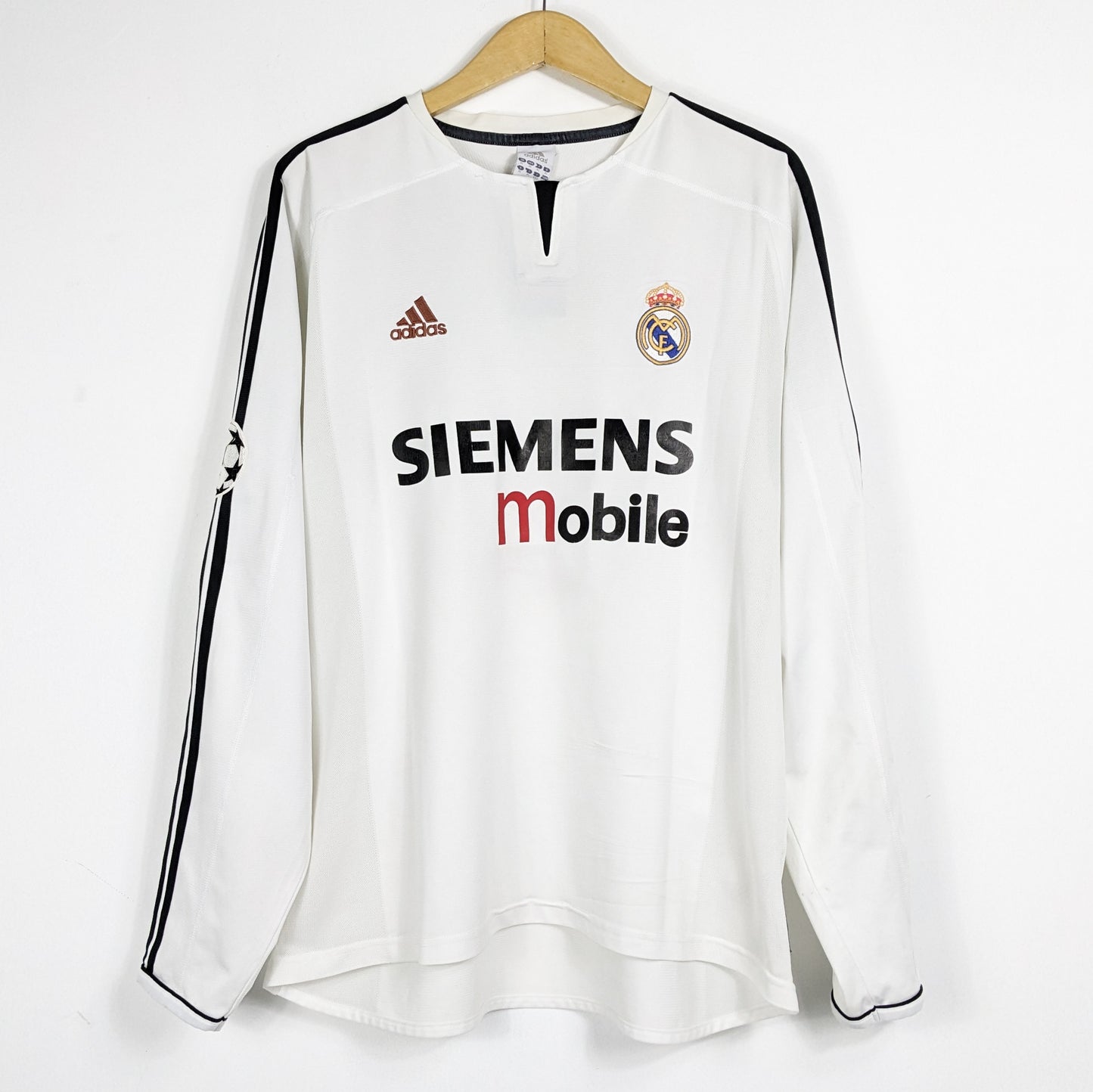 Authentic Real Madrid 2003/04 Home - Beckham #23 Size XL (Long Sleeve)