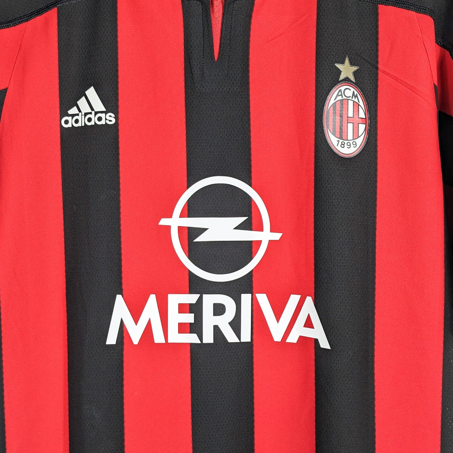 Authentic AC Milan 2004/05 Home - Shevchenko #7 Size M (Player Issue)