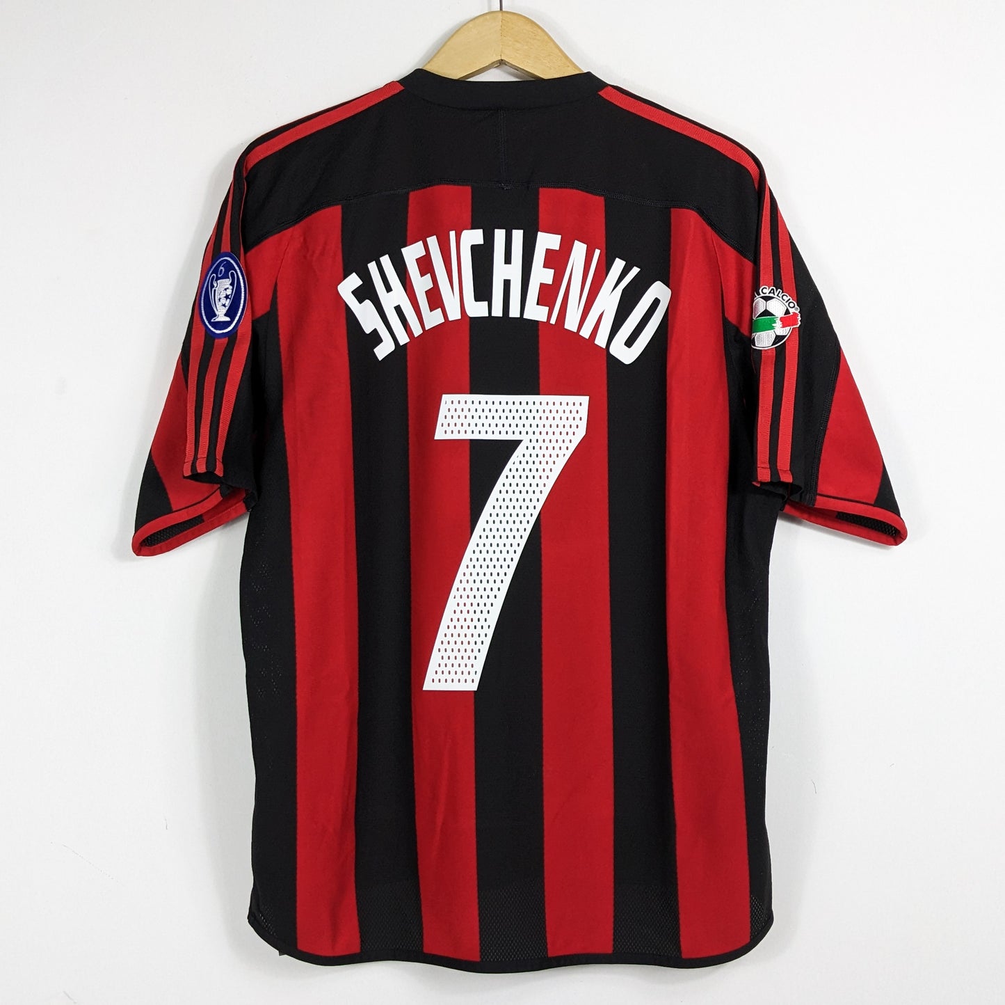 Authentic AC Milan 2004/05 Home - Shevchenko #7 Size M (Player Issue)