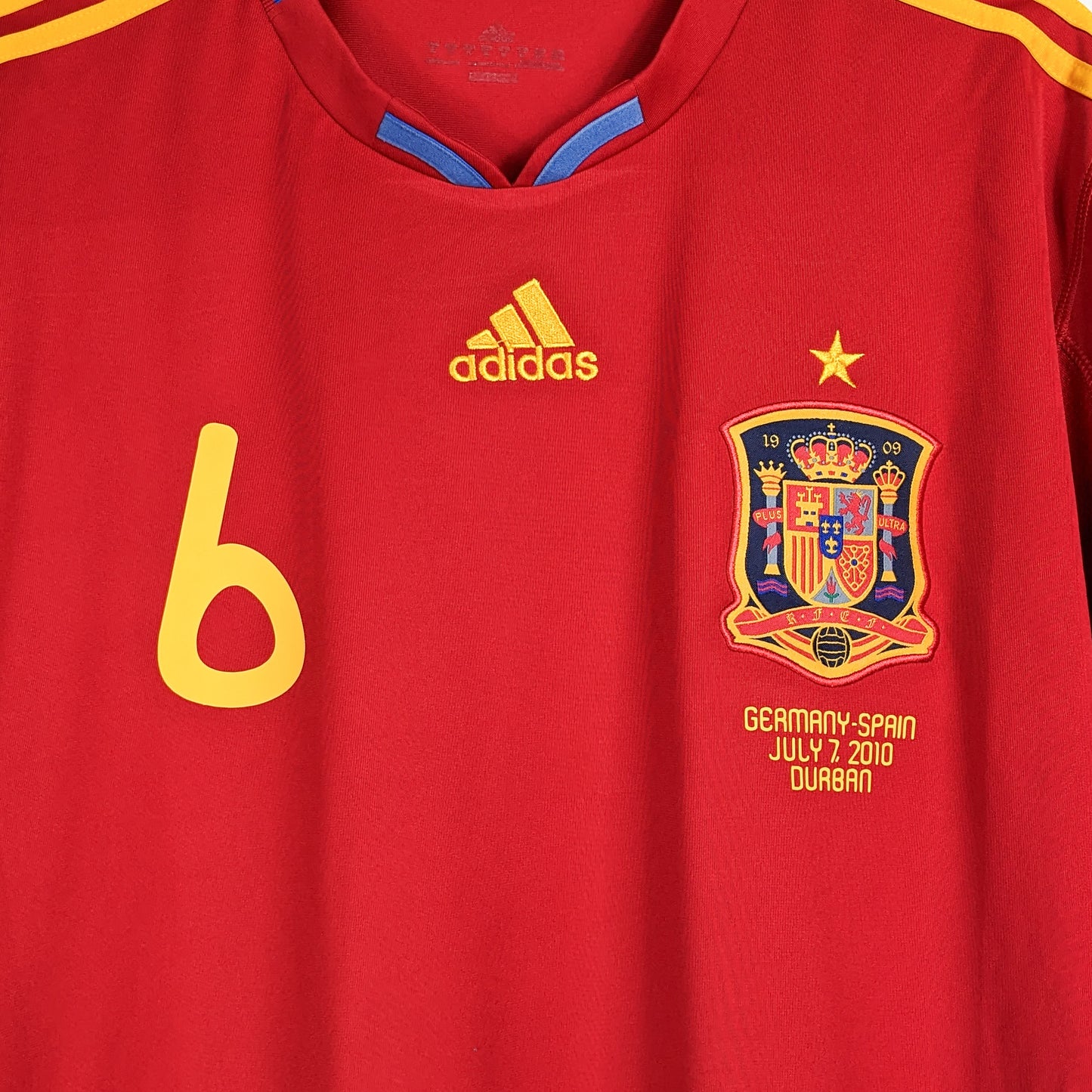 Authentic Spain 2010 Home - A Iniesta #10 Size XL