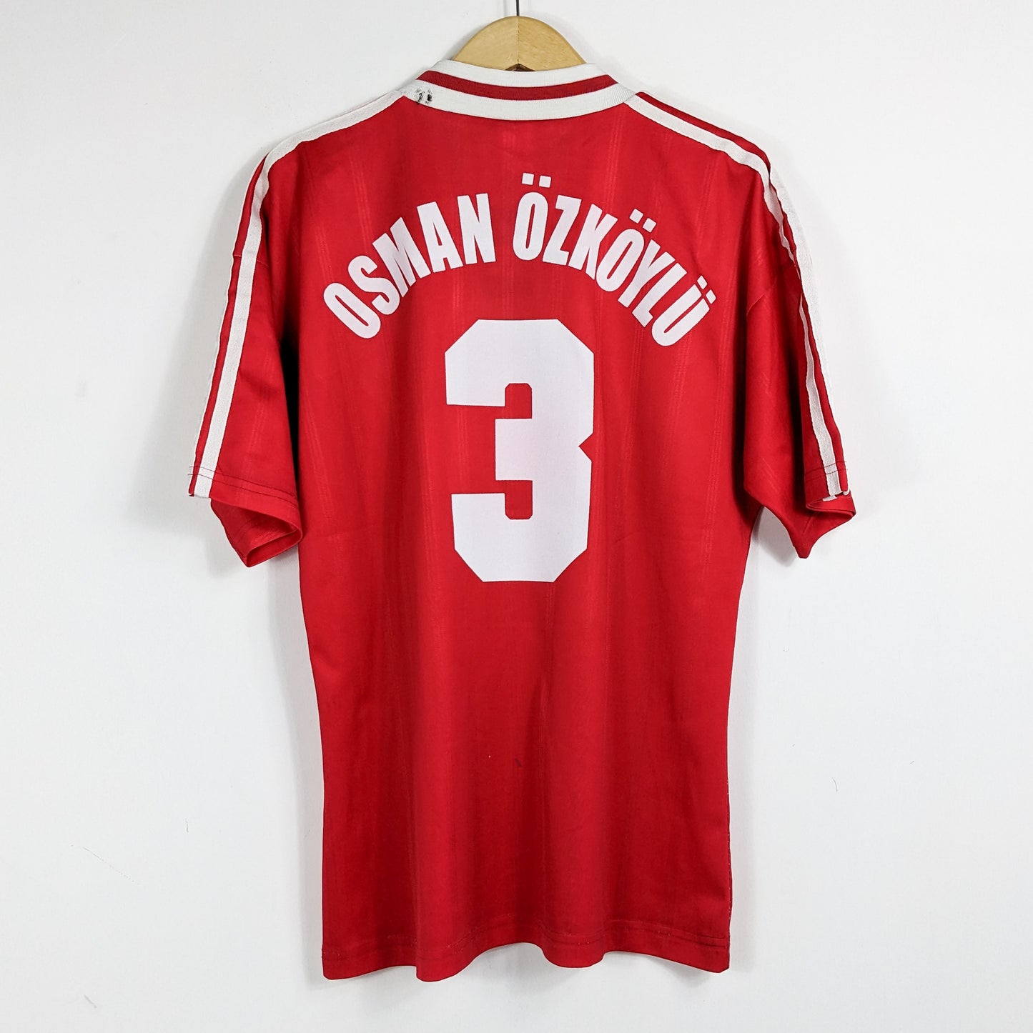 Authentic Türkiye 1994 Away - Osman Ozkoylu #3 Size XL