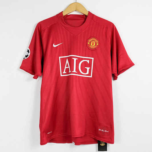 Authentic Manchester United 2007/08 Home - Scholes #18 Size L