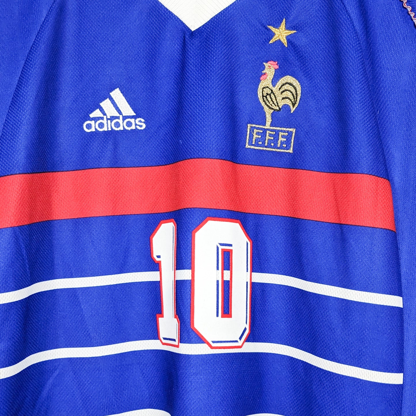 Authentic France 1998 Home - Zidane #10 Size XL