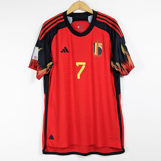 Authentic Belgia 2022 Home - De Bruyne #7 Size XL (Bnwt)