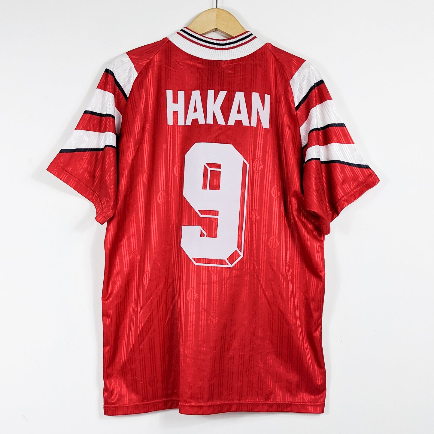 Authentic Turkey 1996/97 Home - Hakan Sukur #9 Size L