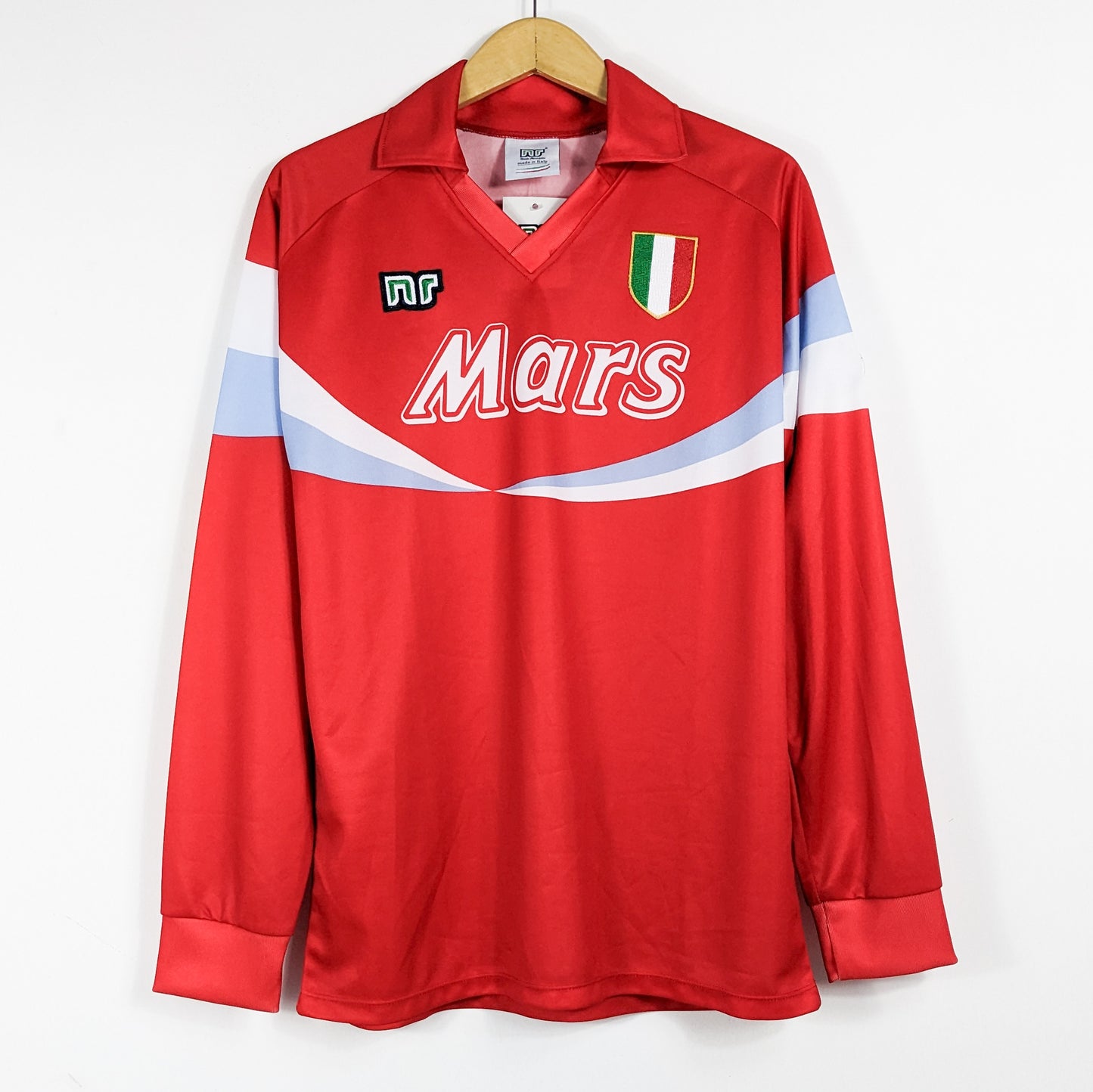 Authentic Napoli 1990/91 Home - Maradona #10 Size L (Bnwt) (Long Sleeve)