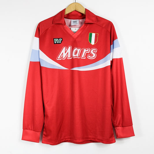 Authentic Napoli 1990/91 Home - Maradona #10 Size L (Bnwt) (Long Sleeve)