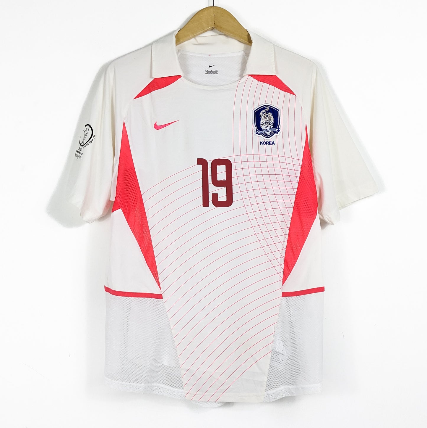 Authentic Korea 2002 Away - J H Ahn #19 Size M (Player Issue)