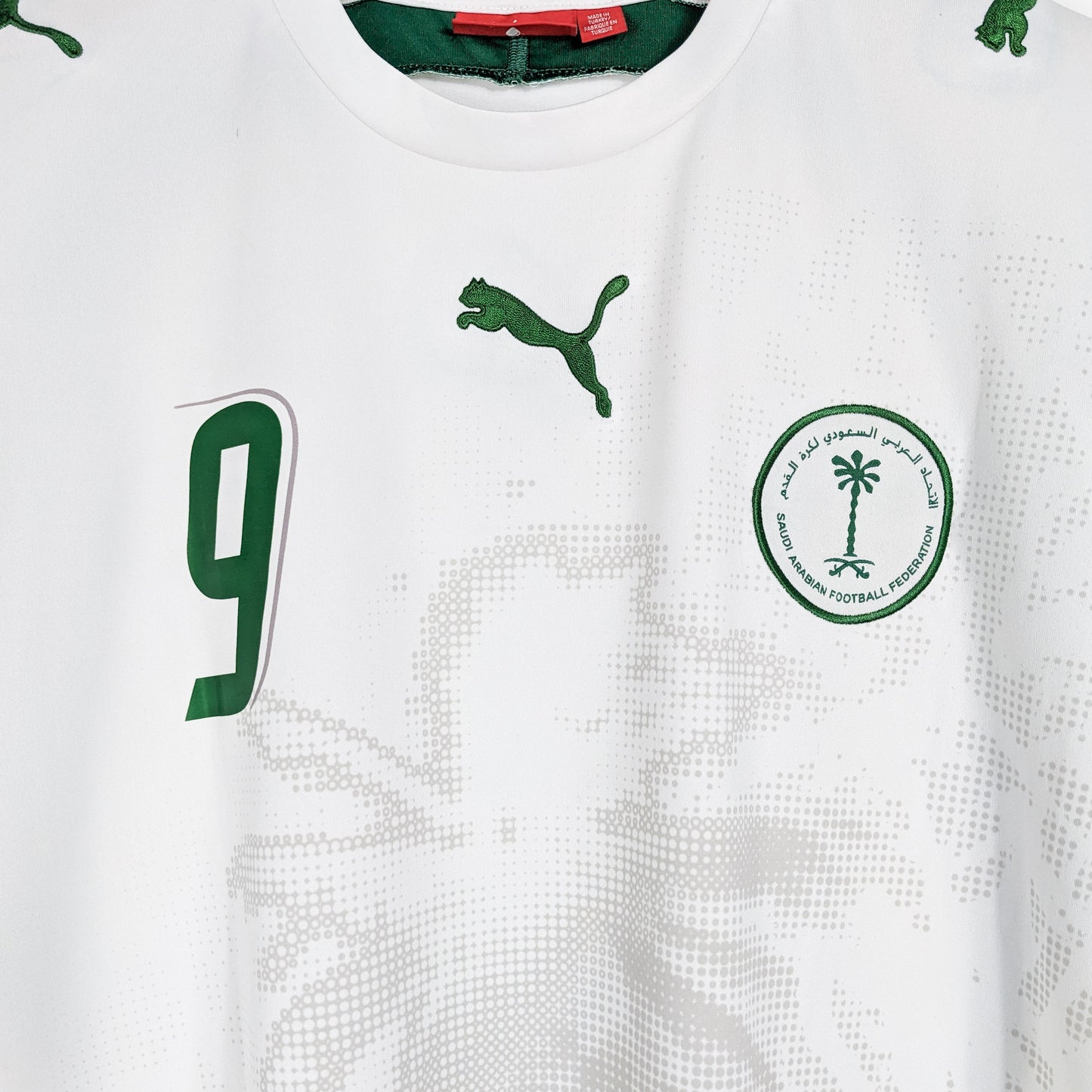 Authentic Saudi Arabia 2006 Away - Al Jaber #9 Size M