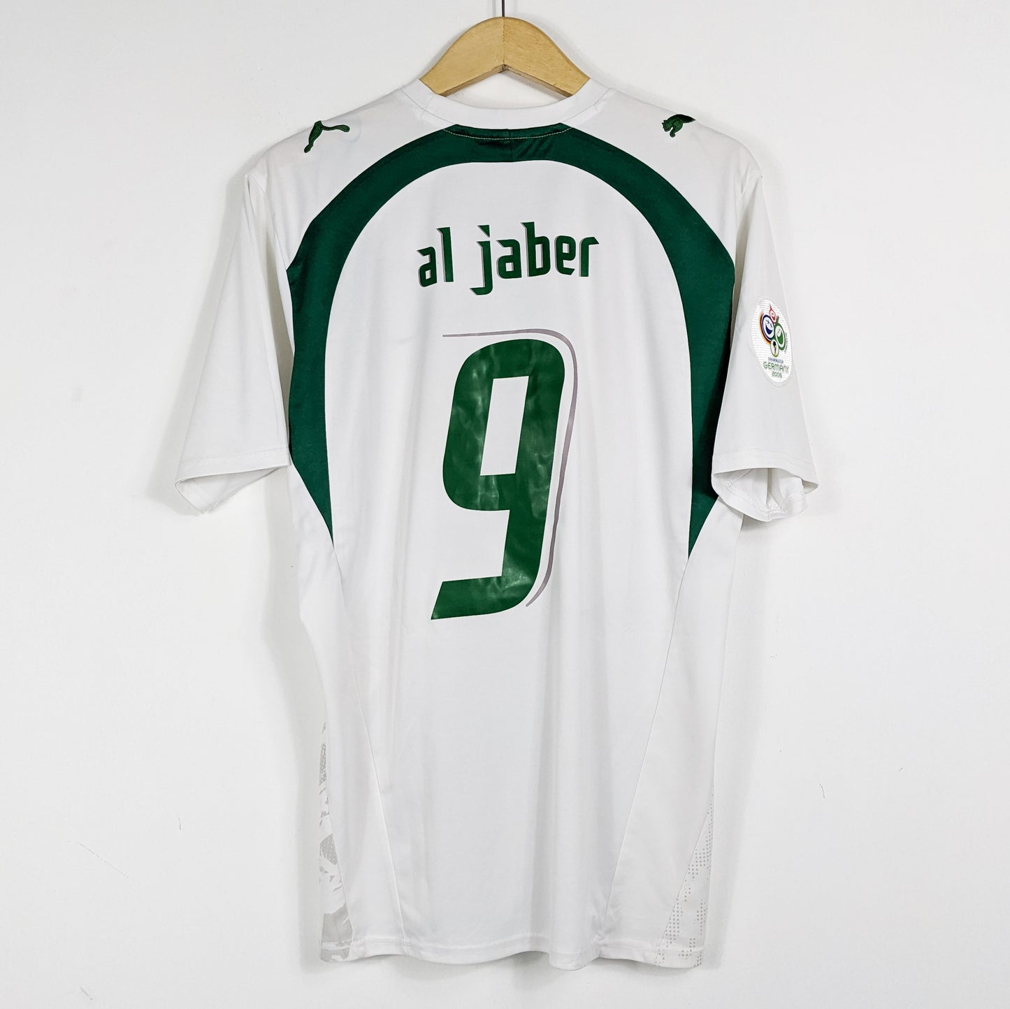 Authentic Saudi Arabia 2006 Away - Al Jaber #9 Size M