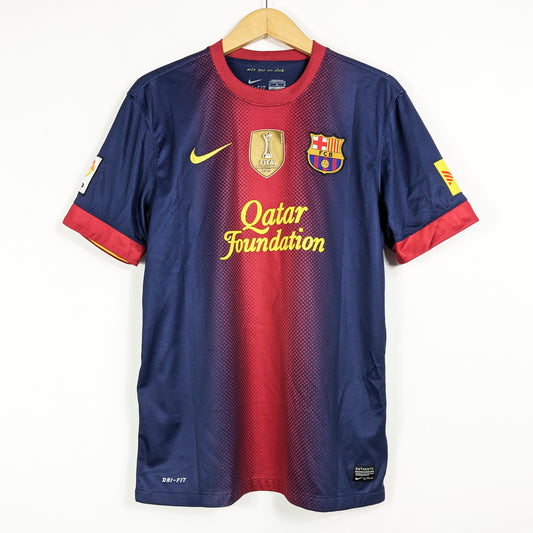 Authentic Barcelona 2012/13 Home - Messi #10 Size M