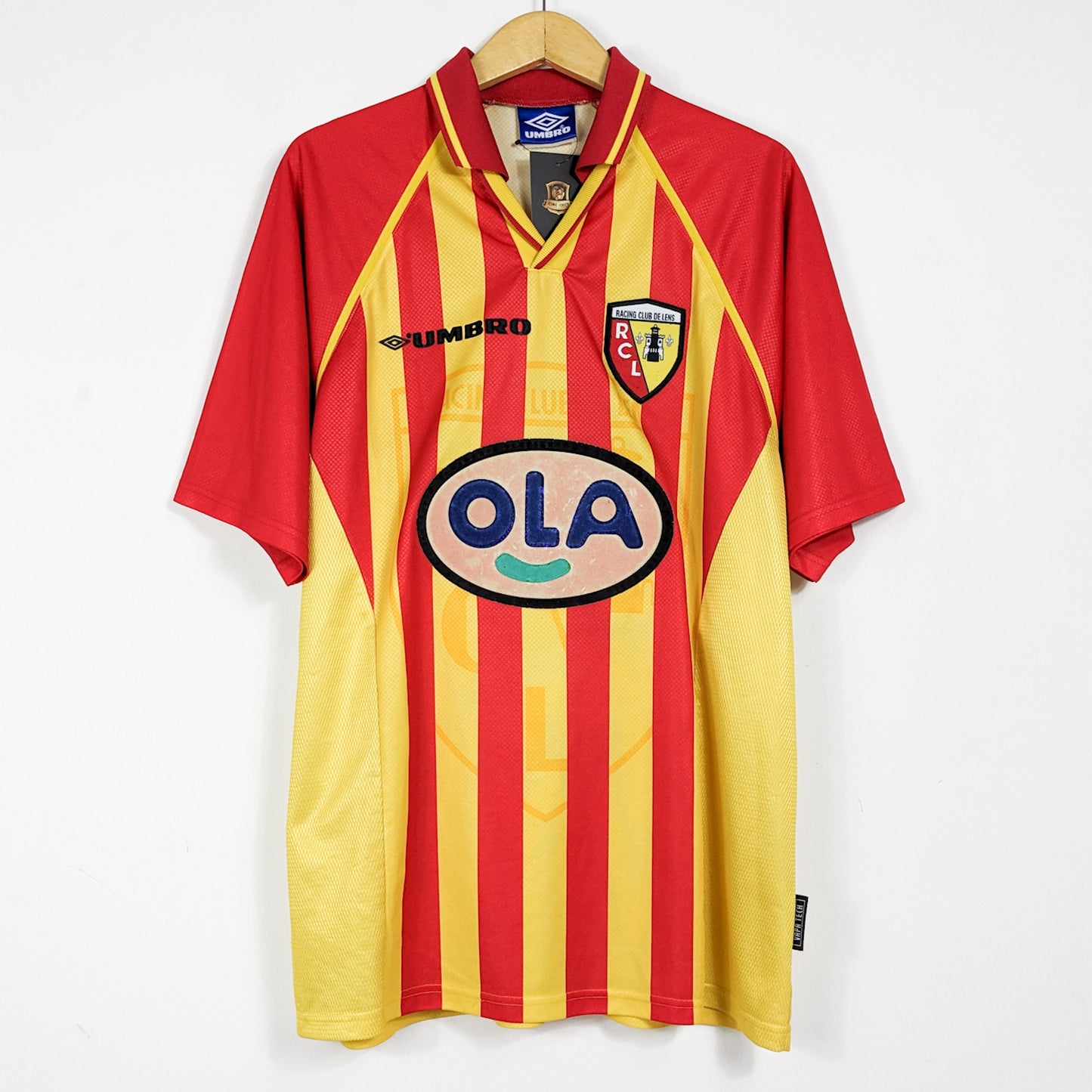 Authentic RC Lens 1998/99 Home - Smicer #19 Size XL