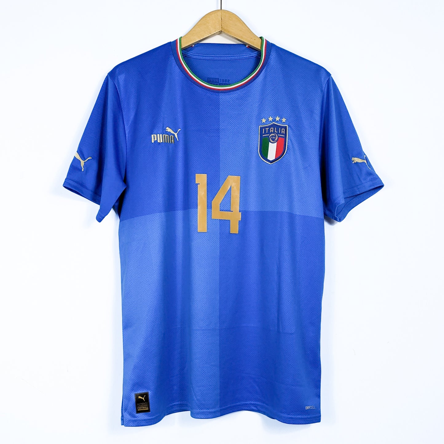 Authentic Italy 2022/23 Home - Chiesa #14 Size L