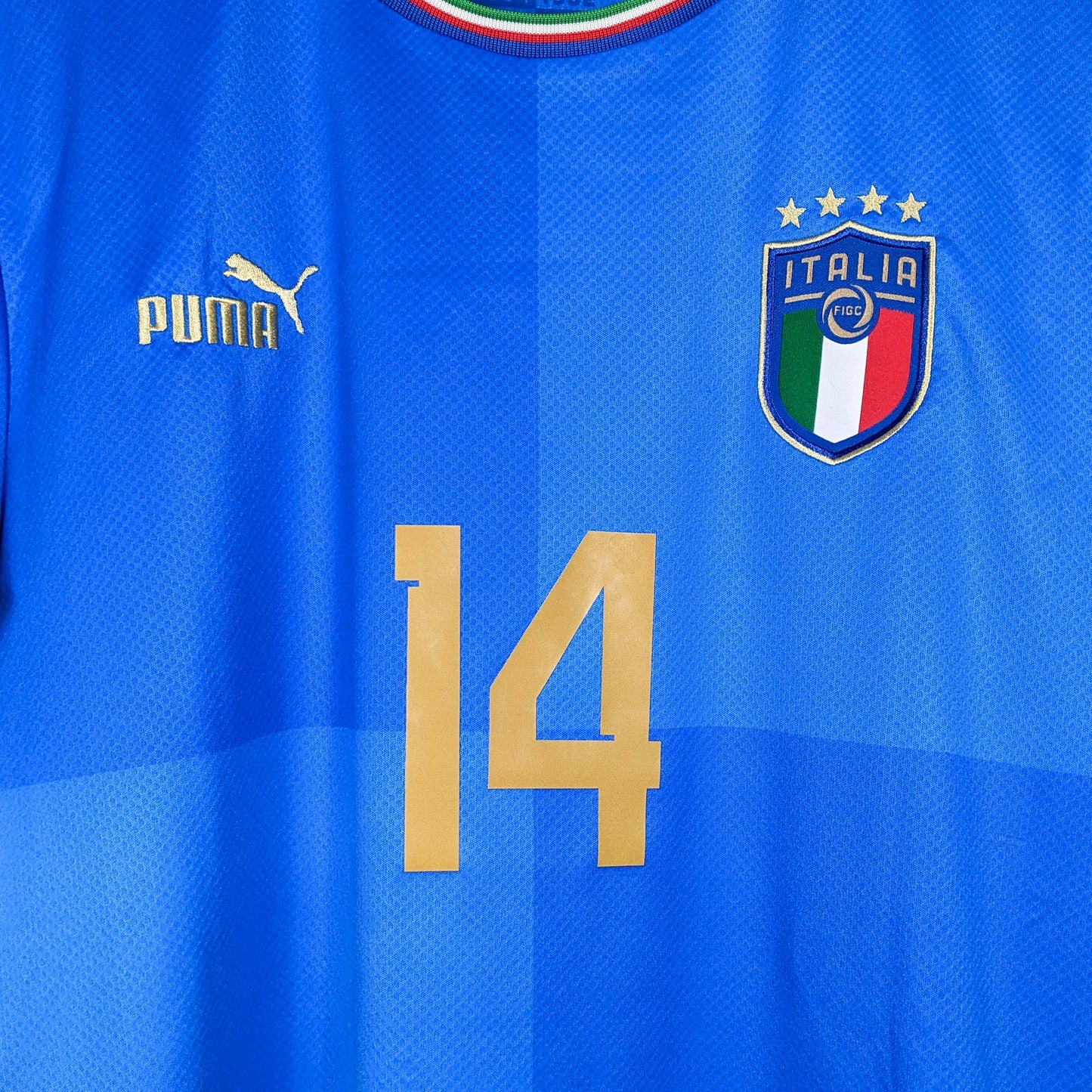 Authentic Italy 2022/23 Home - Chiesa #14 Size L