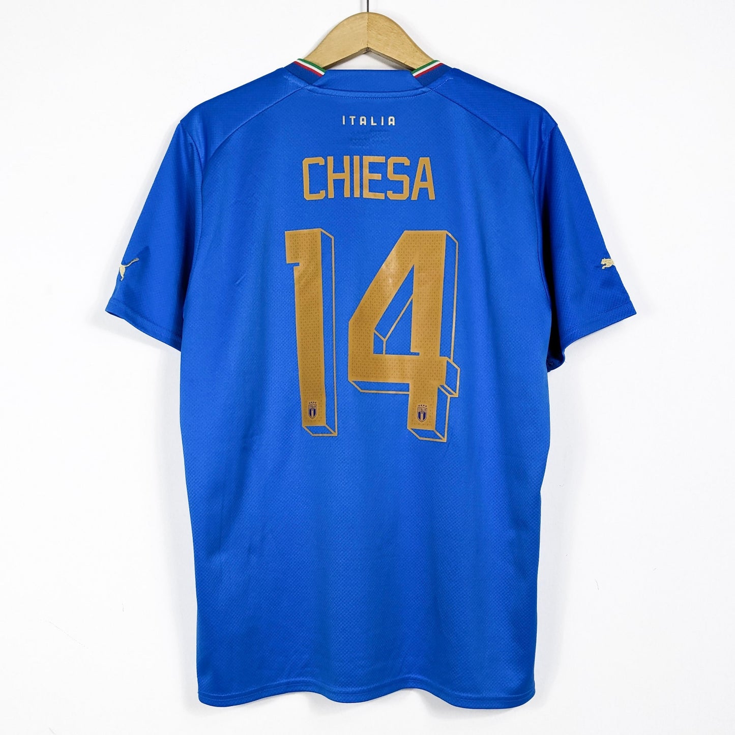 Authentic Italy 2022/23 Home - Chiesa #14 Size L