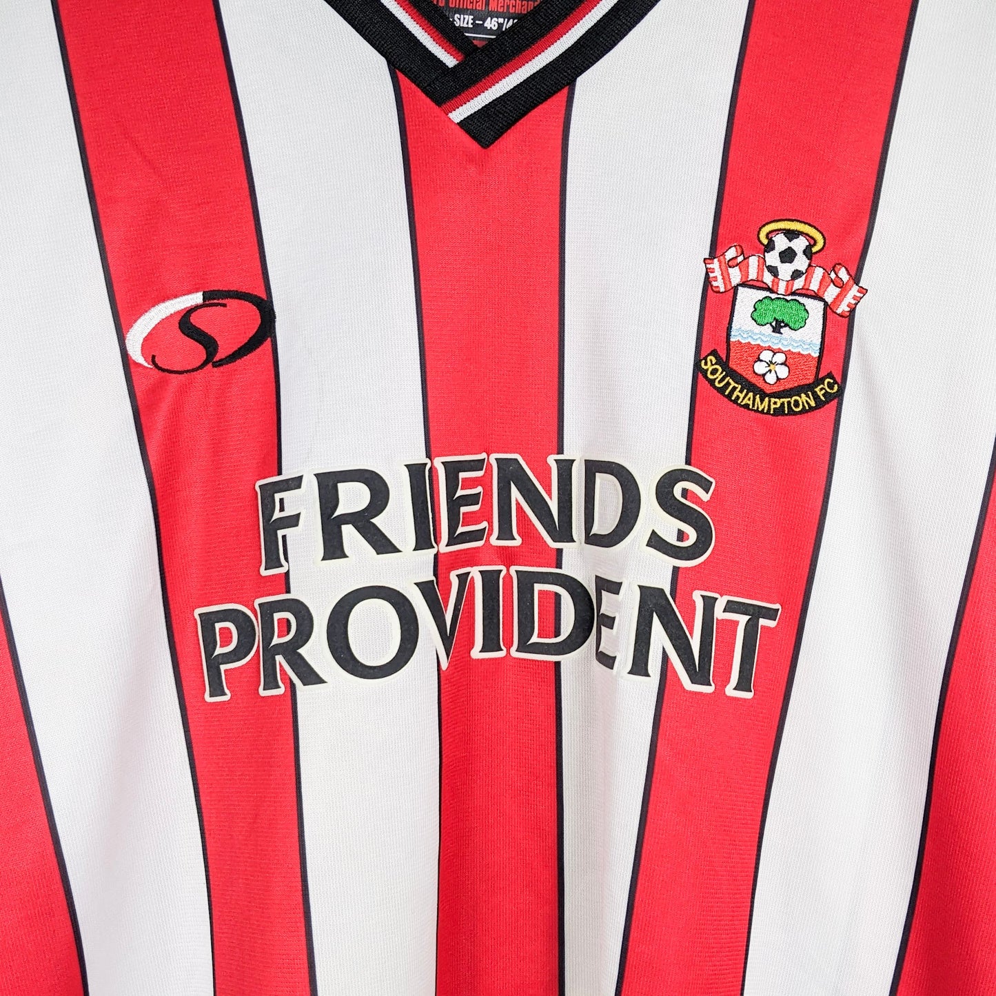 Authentic Southampton 2001/02 Home - Monk #25 Size XXL (Longsleeve)