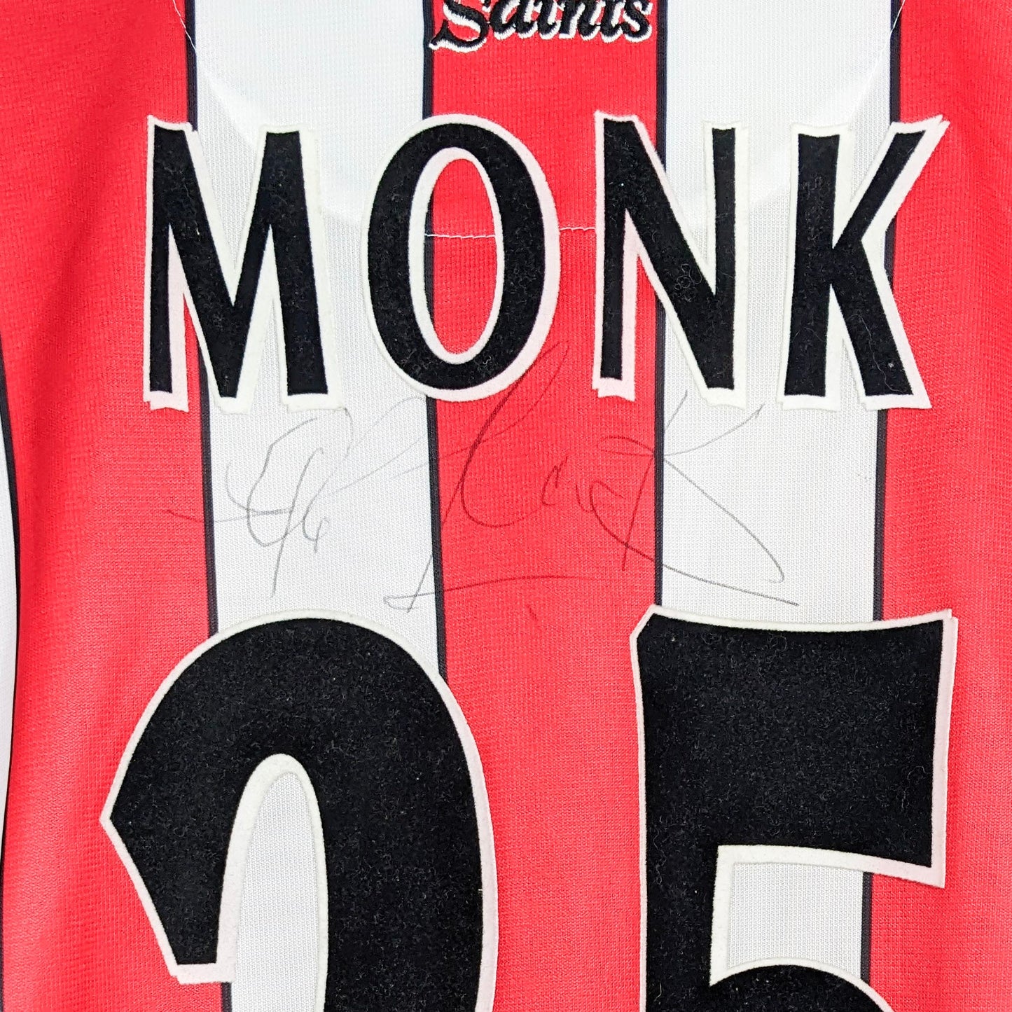 Authentic Southampton 2001/02 Home - Monk #25 Size XXL (Longsleeve)