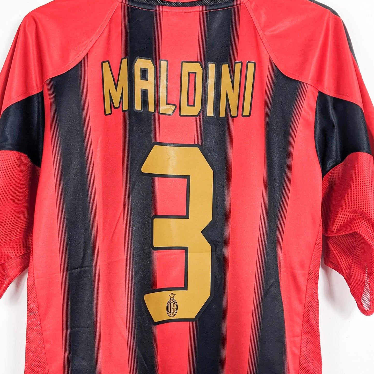 Authentic AC Milan 2004/05 Home - Maldini #3 Size L