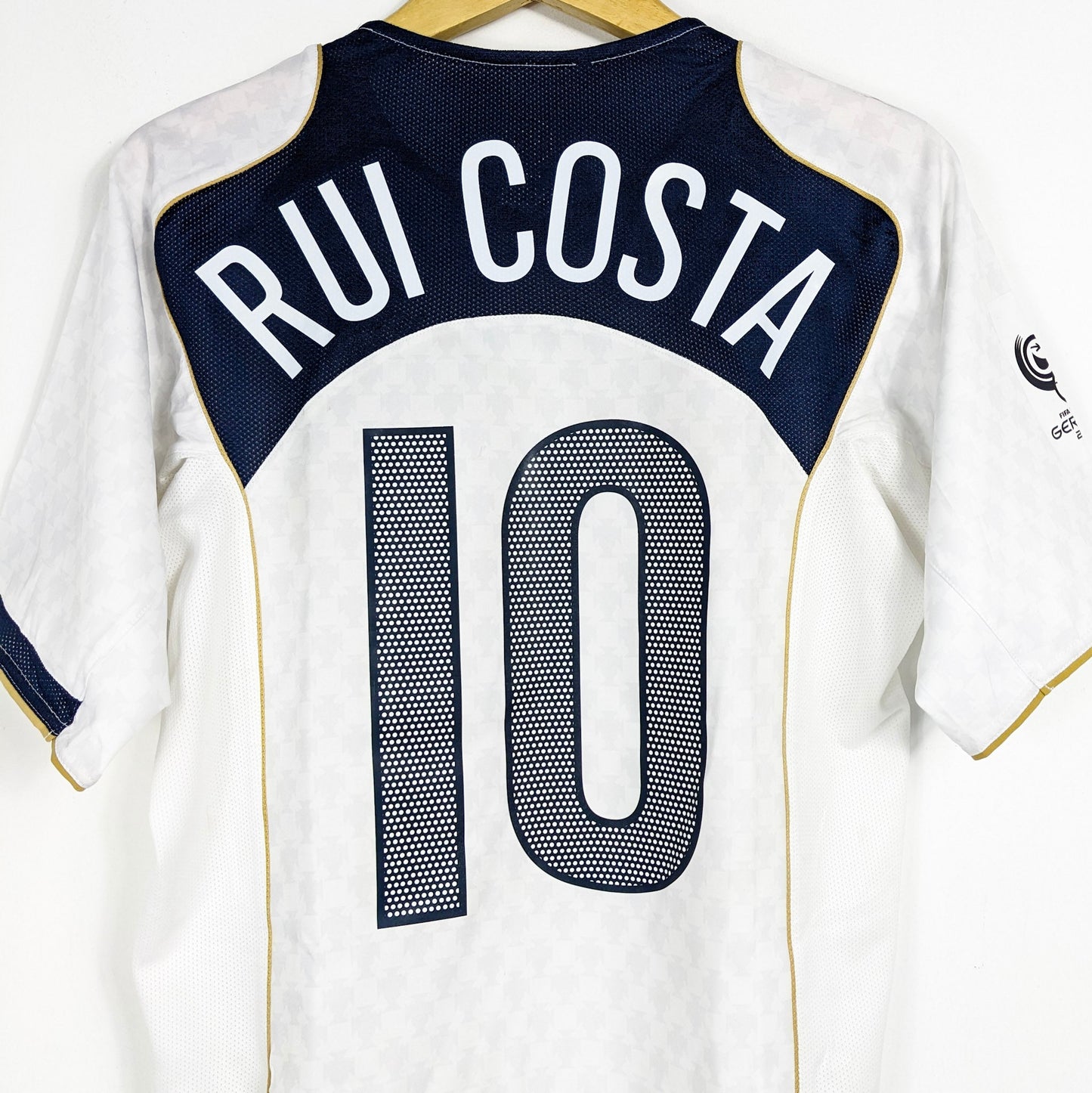 Authentic Portugal 2006 Away - Rui Costa #10 Size S