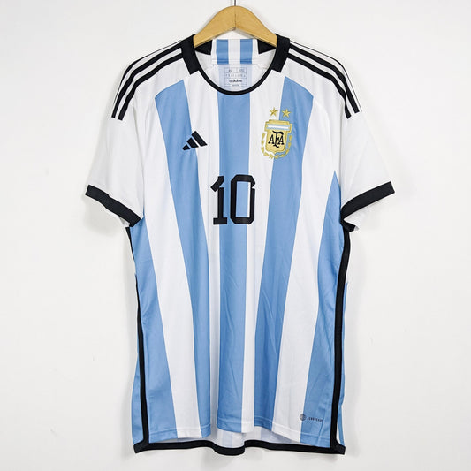 Authentic Argentina 2022/23 Home - Messi #10 Size XL (Bnwt)