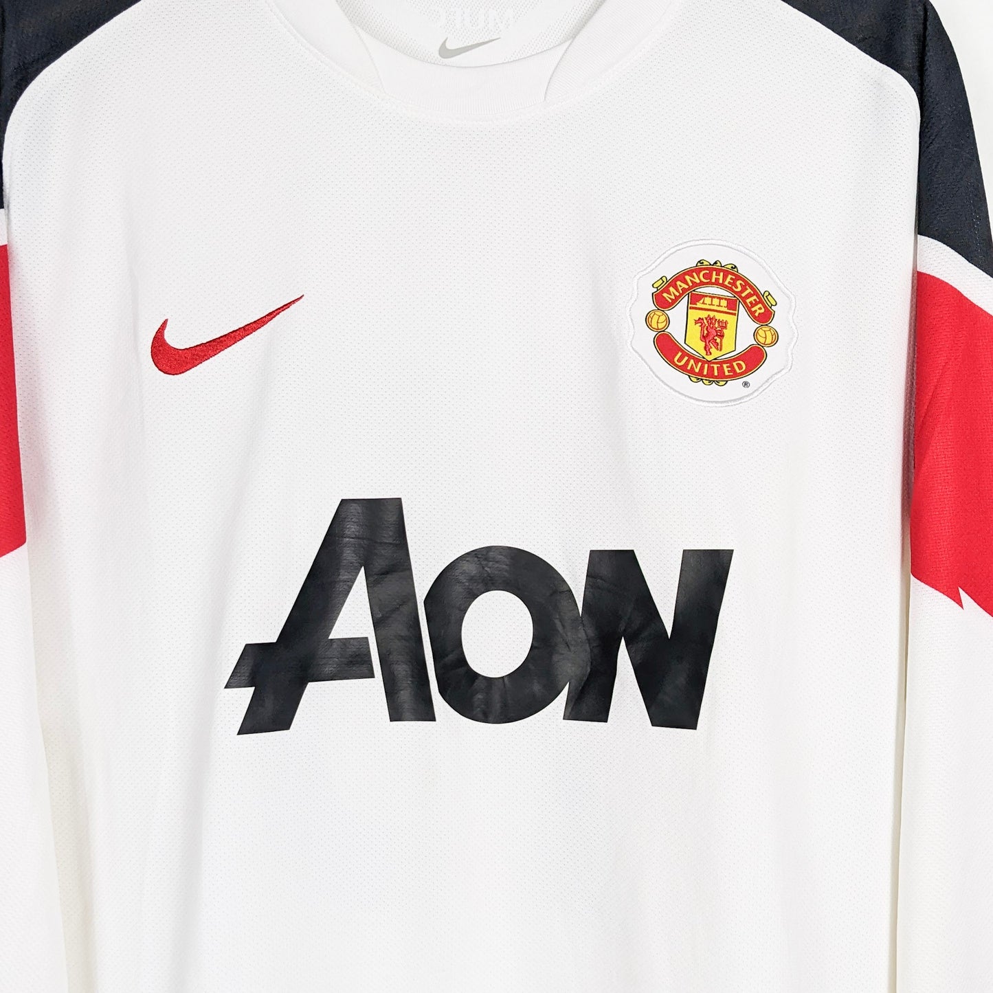 Authentic Manchester United 2010/11 Away - Vidic #15 Size XL (Longsleeve)