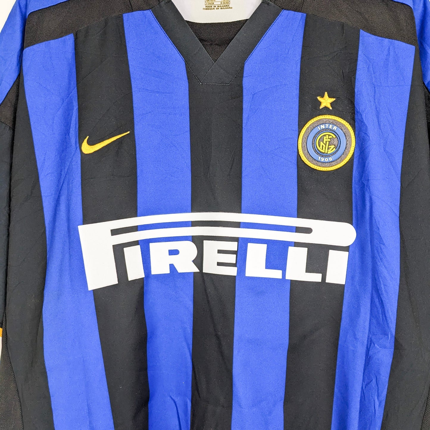 Authentic Inter Milan 2003/04 Home - J.Zanetti #14 Size XL