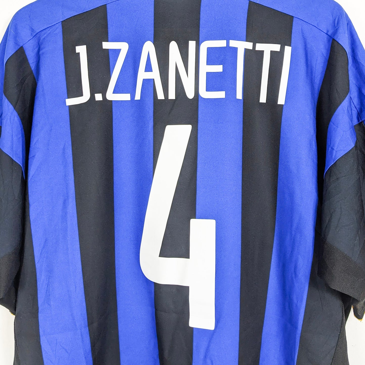 Authentic Inter Milan 2003/04 Home - J.Zanetti #14 Size XL