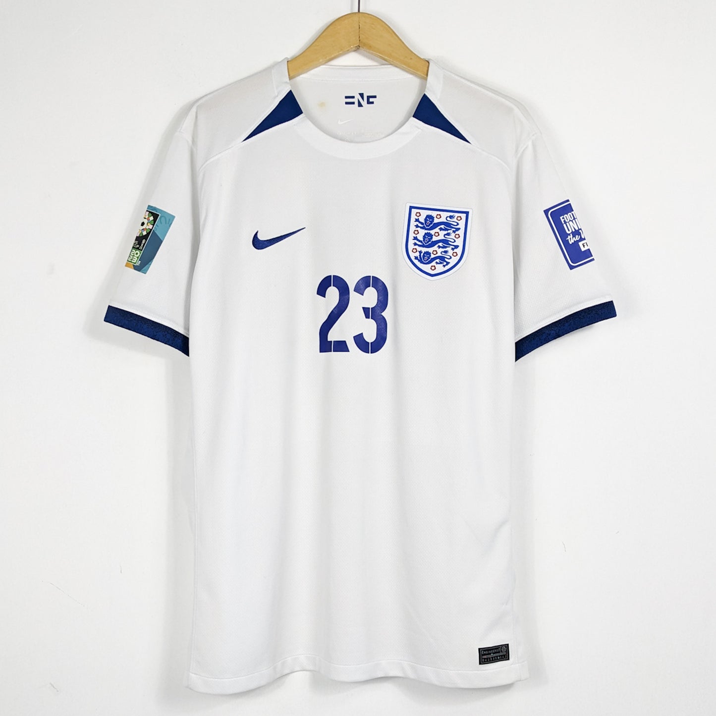 Authentic England Lionesses 2023 Home - Alessia Russo #23 Size XL