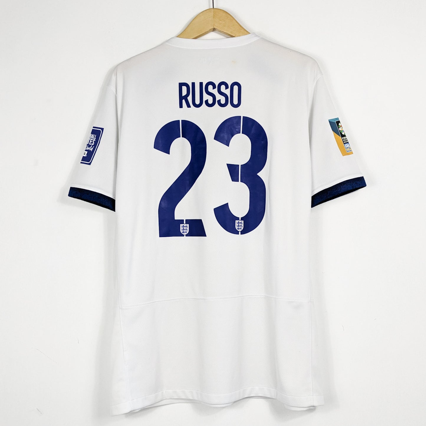 Authentic England Lionesses 2023 Home - Alessia Russo #23 Size XL