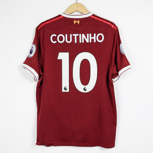 Authentic Liverpool 2017/18 Home - Philipe Coutinho #10 Size L