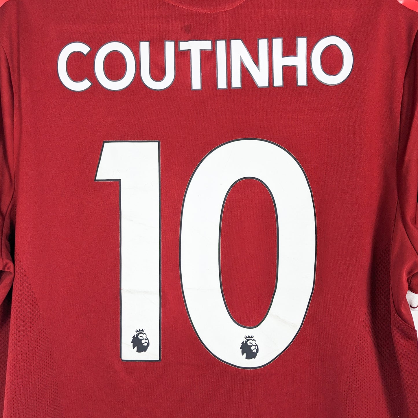 Authentic Liverpool 2017/18 Home - Philipe Coutinho #10 Size L