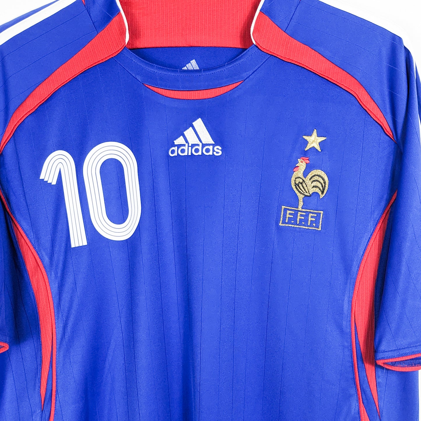 Authentic France 2006 Home - Zinedine Zidane #10 Size L