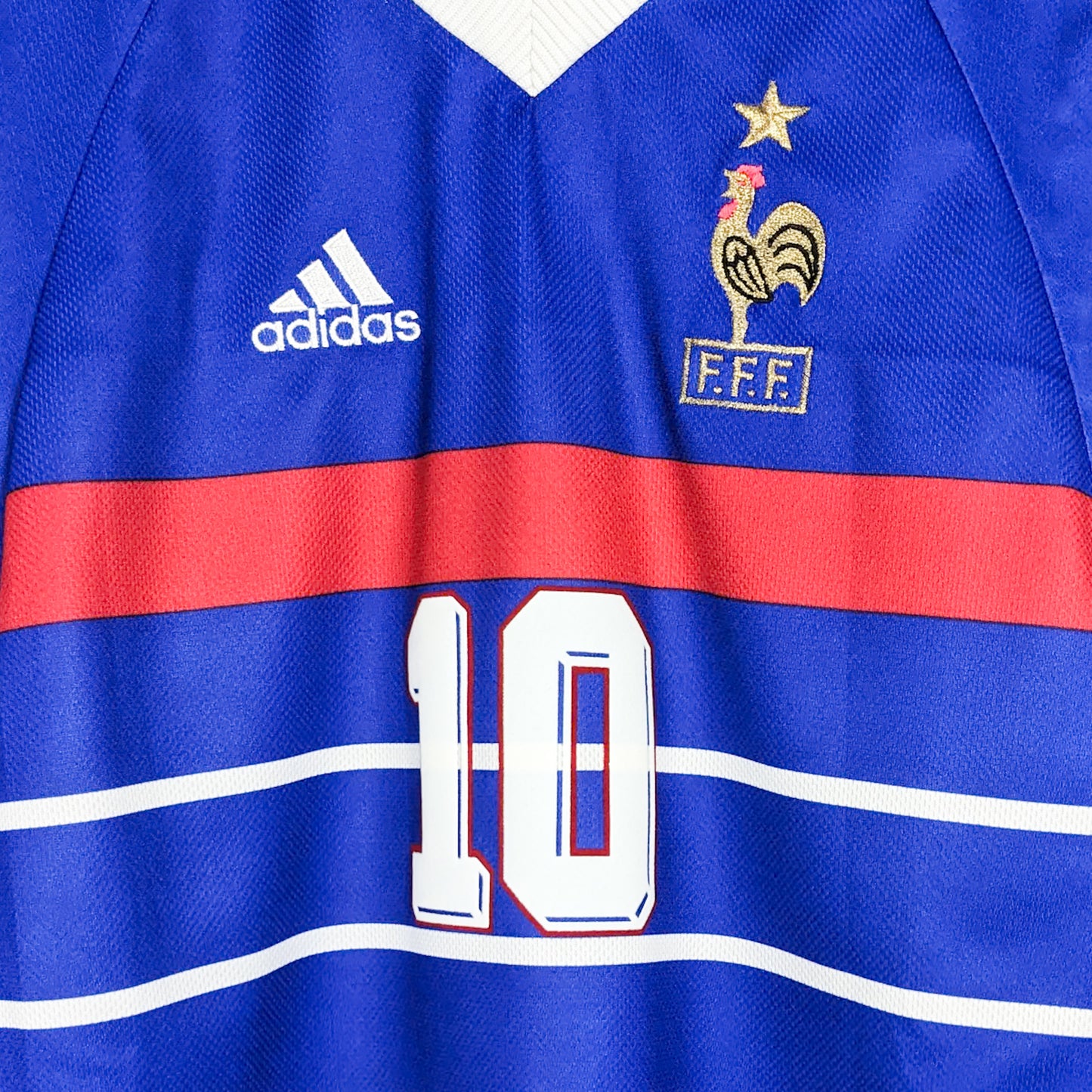 Authentic France 1998 Home - Zinedine Zidane #10 Size XL