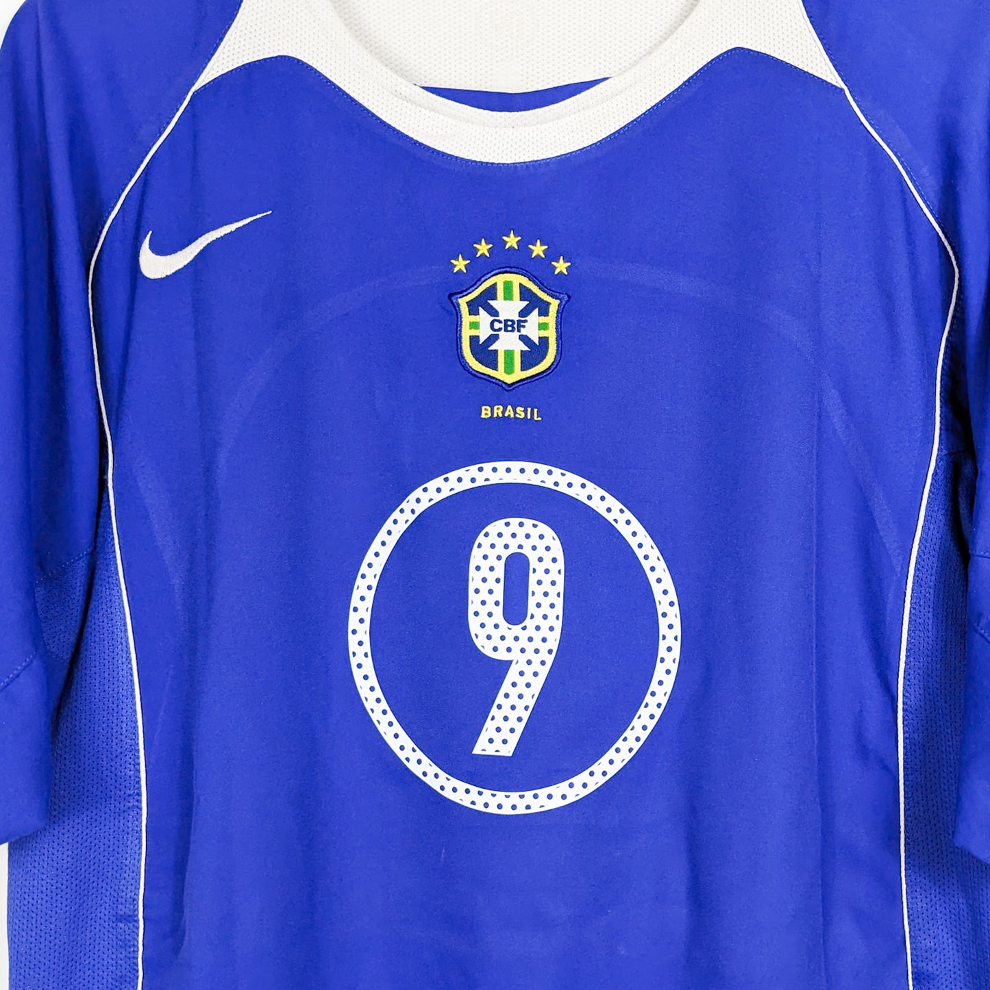 Authentic Brazil 2004/05 Away - Ronaldo Nazario #9 Size M