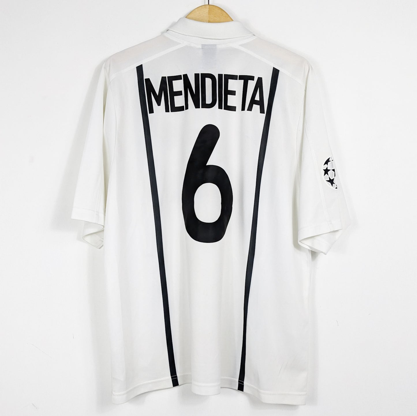 Authentic Valencia 2000/01 Home - Mendieta #6 Size XL (Supporter Version)