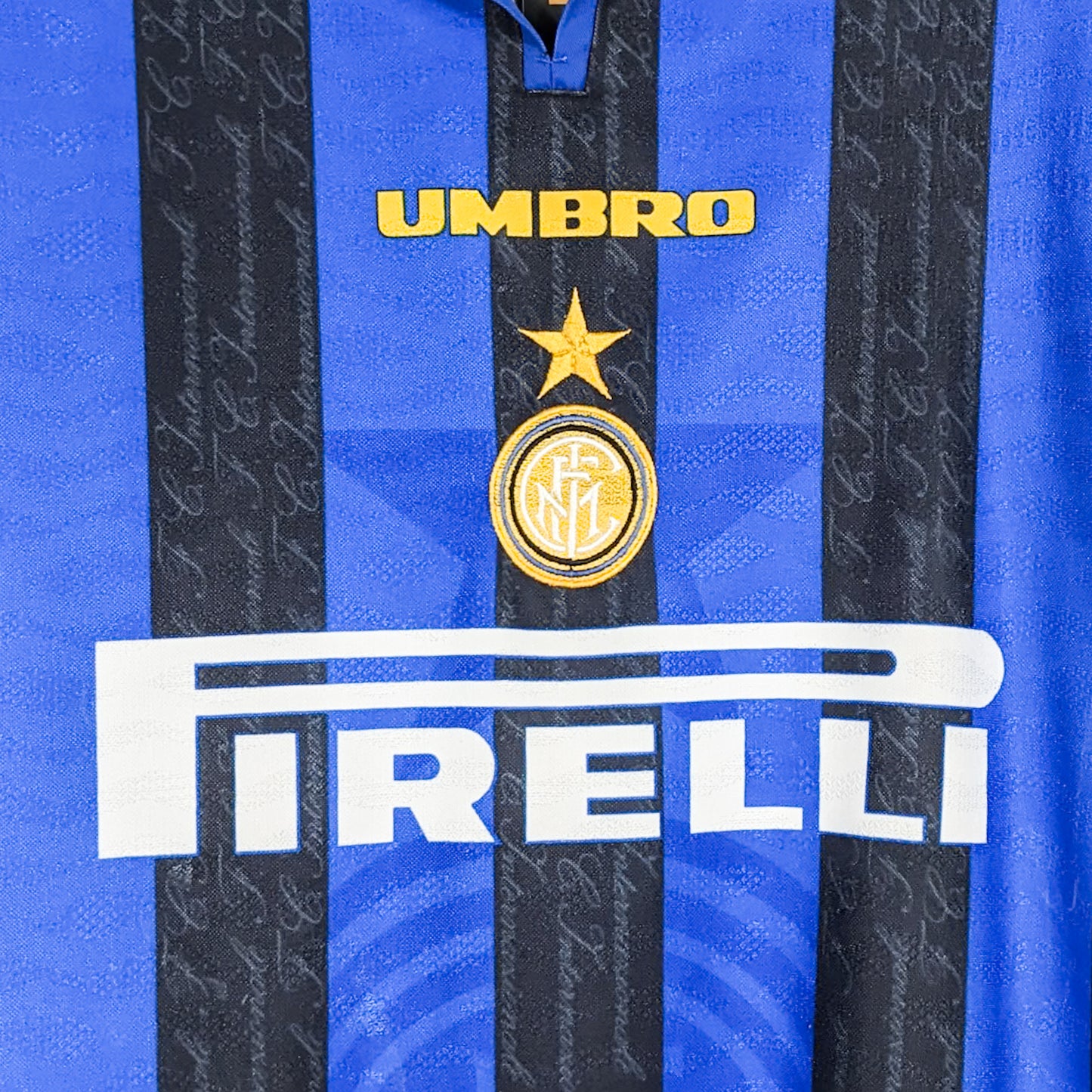 Authentic Inter Milan 1996/97 Home - Javier Zanetti #4 Size L