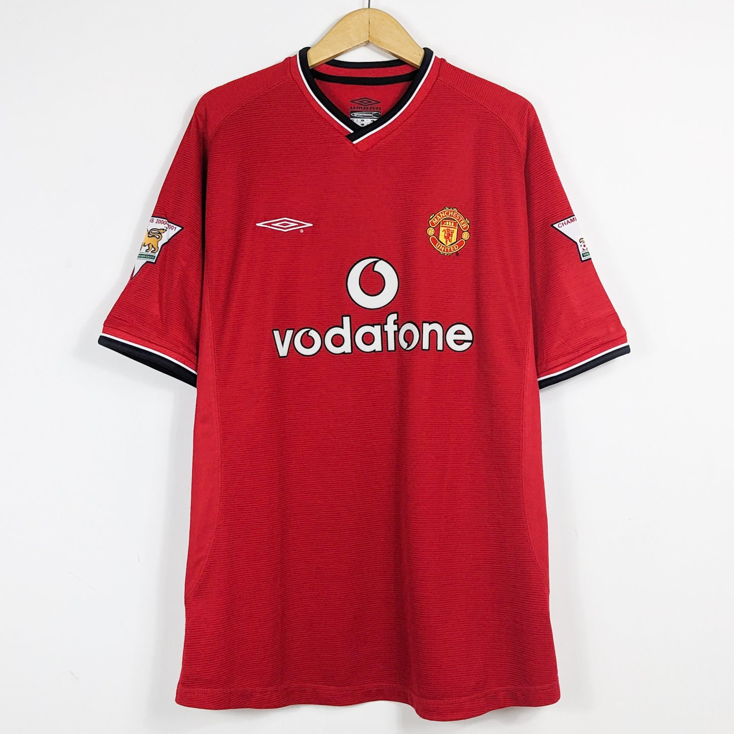 Authentic Manchester United 2000/02 Home - David Beckham #7 Size XL