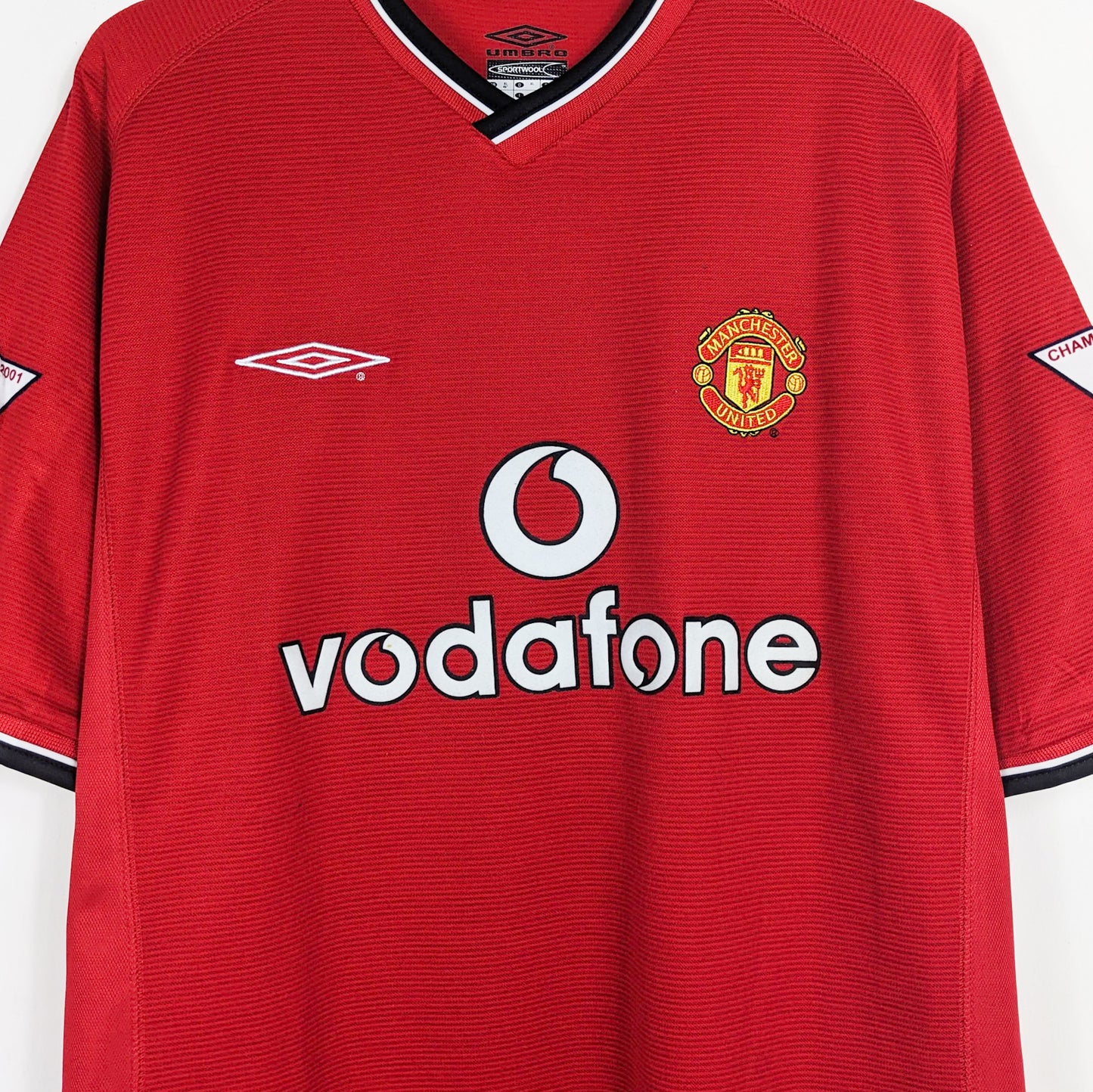 Authentic Manchester United 2000/02 Home - David Beckham #7 Size XL