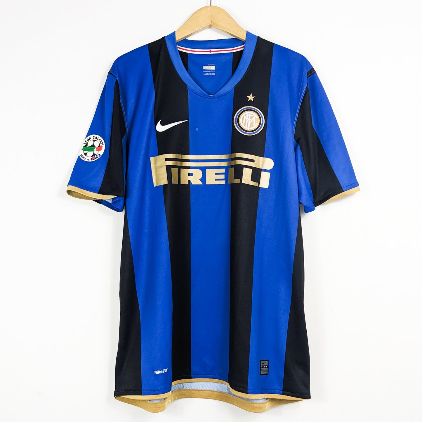 Authentic Inter Milan 2008/09 Home - Zlatan Ibrahimovic #8 Size XL